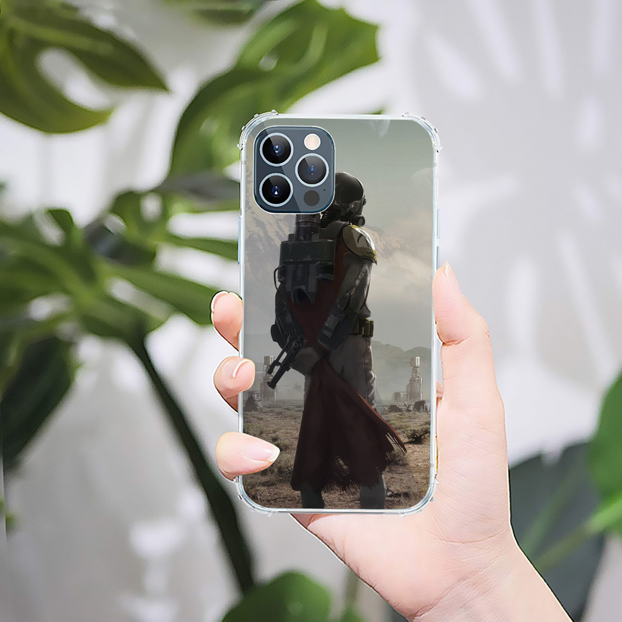 （画像用） スター・ウォーズ Star Wars 【iPhone 12シリーズ対応】透明スマホケース（クリアソフトケース）